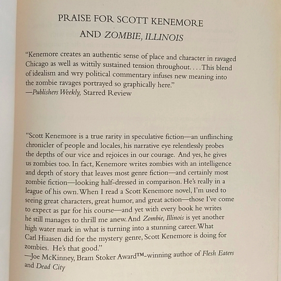 Signed Copy of Zombie, Illinois Signed by Author Scott Kenemore - Picture 10 of 12